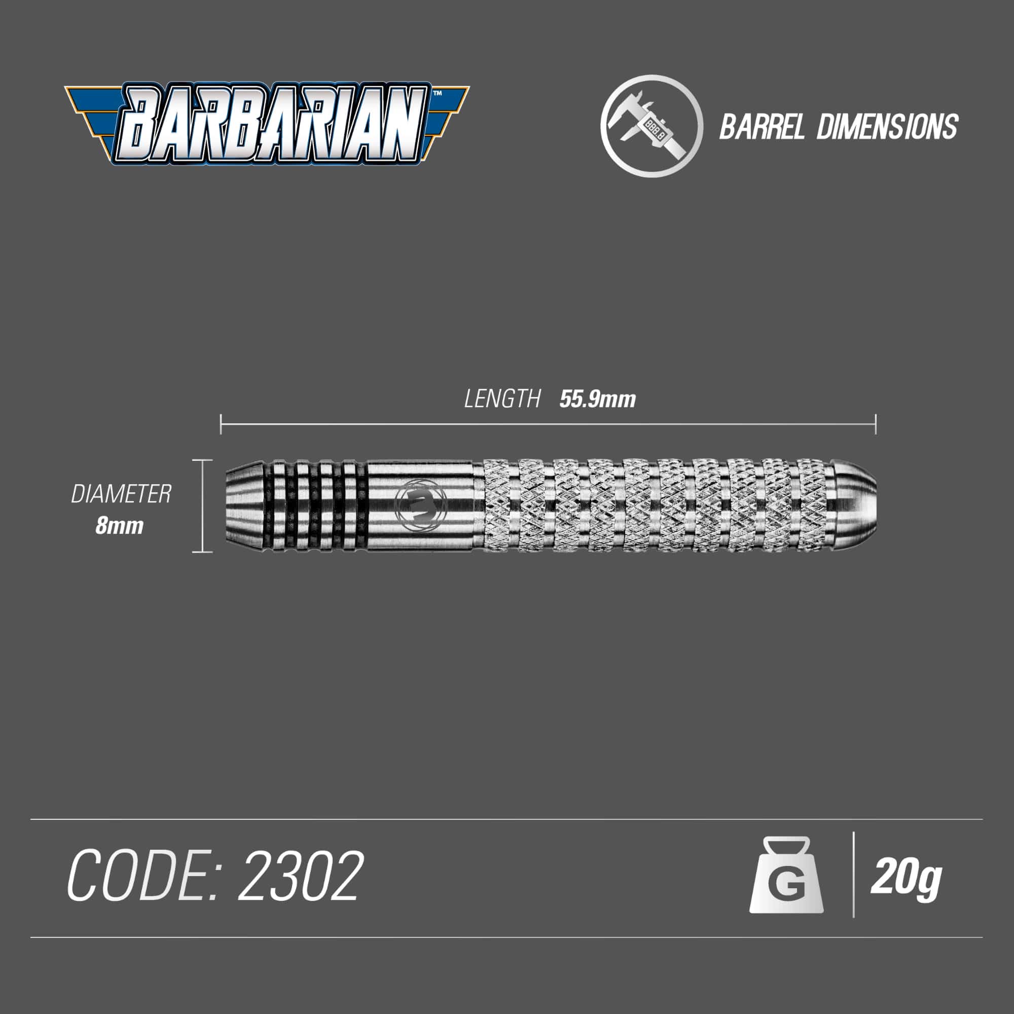 Winmau - Steeldart Barbarian – Bild 3