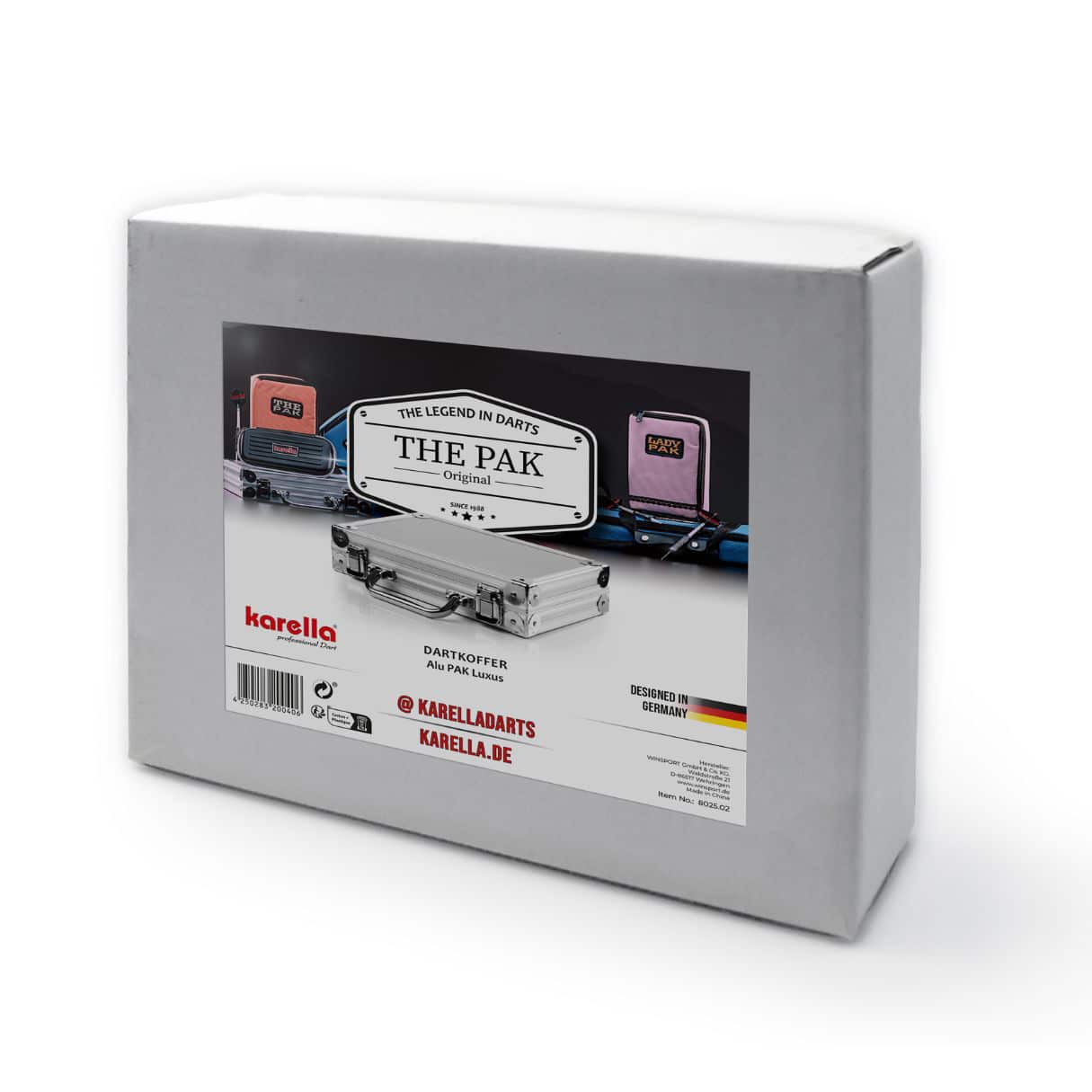 PAK - Dart Koffer Luxus Alu silber – Bild 4