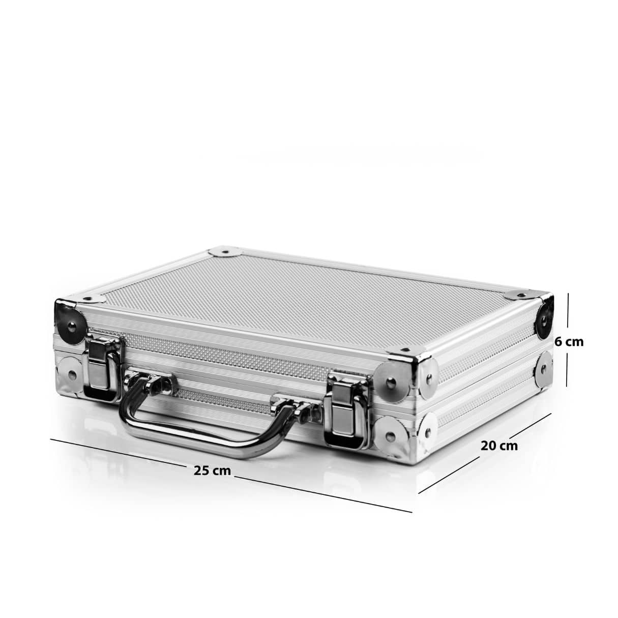 PAK - Dart Koffer Luxus Alu silber – Bild 2