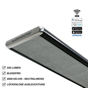 Longoni - Billardleuchte Langfeld Smart LED 7ft. – 12ft.