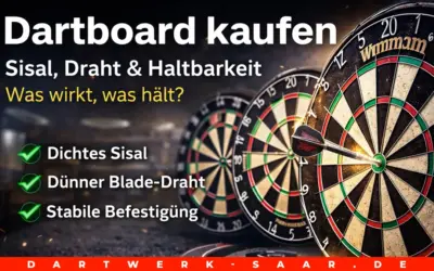 Dartboard kaufen: Sisal, Draht & Haltbarkeit – so erkennst du ein gutes Board