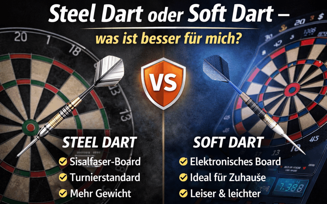 Steel Dart oder Soft Dart – was ist besser für mich?