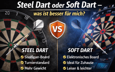 Steel Dart oder Soft Dart – was ist besser für mich?