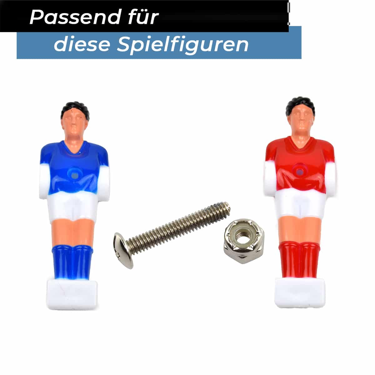 Bandito - Kickerschraube Universal für 13mm Kickerstange inkl. Muttern (22 St.) – Bild 2