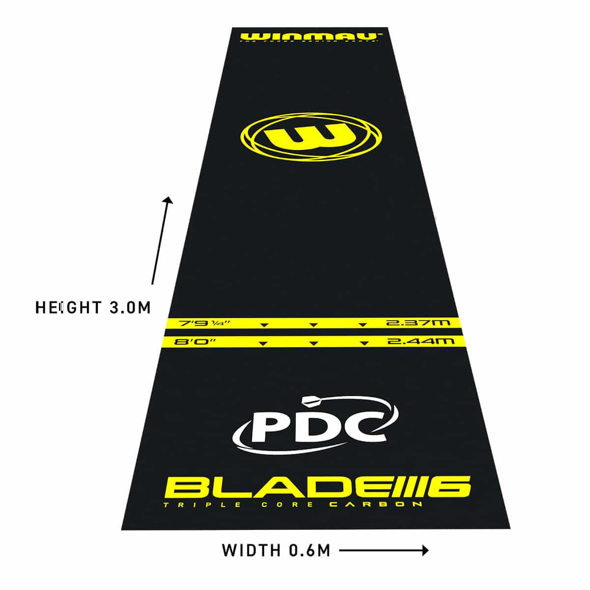 Winmau - Dartmatte Pro Zone Essential – Bild 2