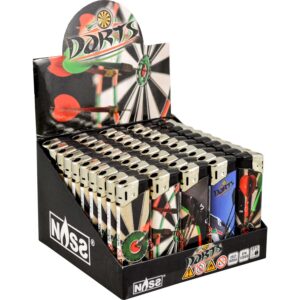 Feuerzeug Darts Set 50 Stück. 5 Motive