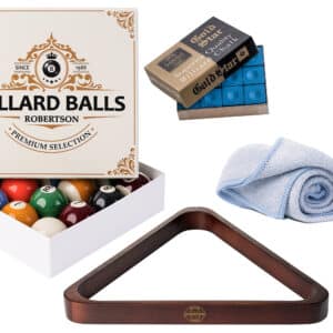 Robertson - Kugeln Set inkl. Triangel, Kreide und Reiniger