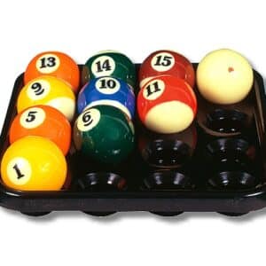 Balltablett für 16 Billardkugeln (57,2 mm)