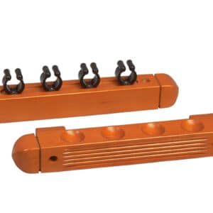 Billardqueue Wandhalter braun 2-tlg. für 4 Queues