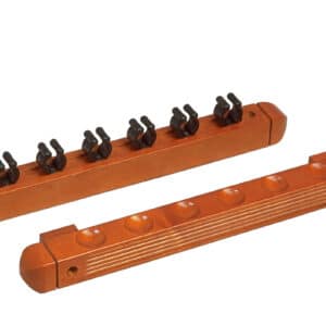 Billardqueue Wandhalter braun 2-tlg. für 6 Queues