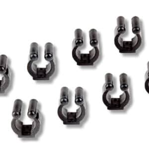 Ersatz-Clip PVC für Wandhalter Antik Set mit 8 Stück