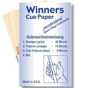 Winners Cue Paper Schleifpapier (Set)