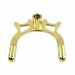 Queuebrücke - Messing hoch