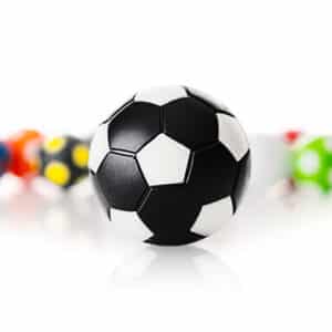 Winspeed - Kickerball 32 mm, schwarz/weiß, 17 gr. Set (5 St.)