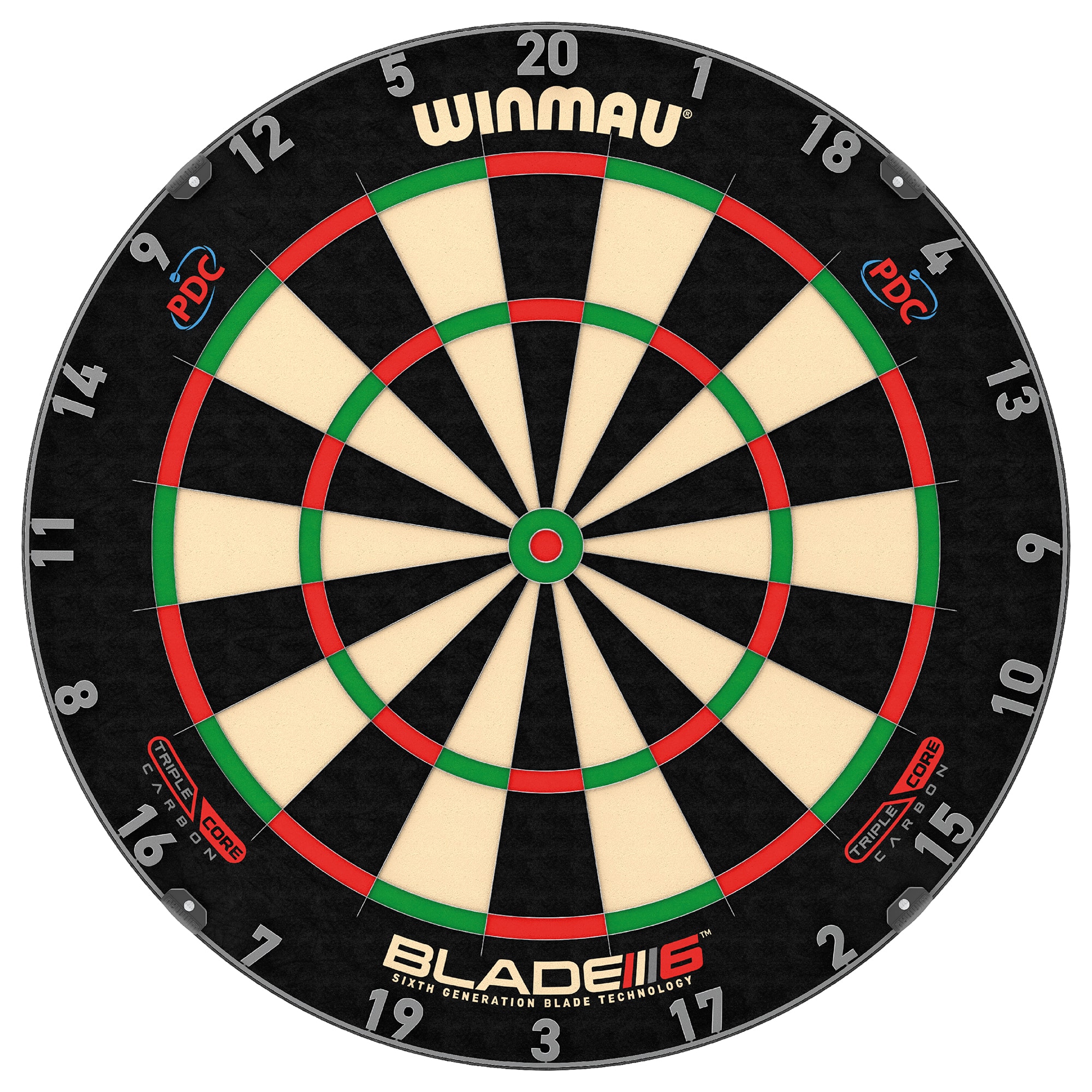 Winmau - Dartboard Blade 6 Triple Core Carbon PDC
