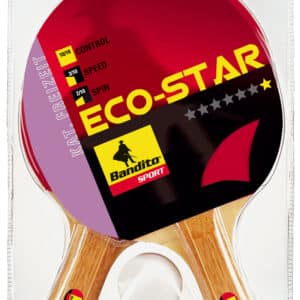 Bandito - Tischtennisschläger Set Eco Star inkl. 3 Bälle