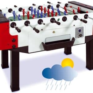 Norditalia - Tischkicker Outdoor Storm F-3 Münz 1,- €