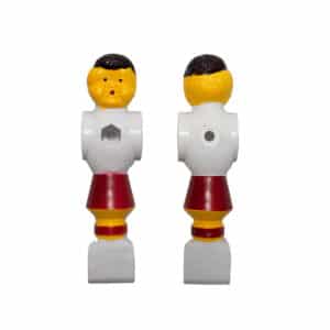 Bandito - Kickerfigur Champion weiß/rot für 16 mm Kickerstangen