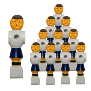 Bandito - Kickerfigur Champion weiß/blau für 16 mm Kickerstangen (11 St.)