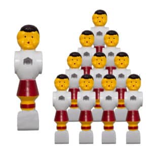 Bandito - Kickerfigur Champion weißt/rot für 16 mm Kickerstangen (11St.)