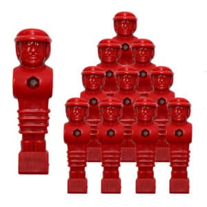 Bandito - Kickerfigur MasterCup rot für 16 mm Kickerstangen (11 St.)