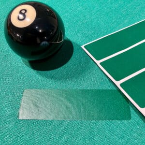 Tuchpflaster 3 x 10 cm für Billardtuch (Set 5 St.)