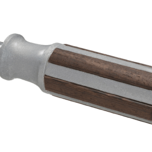 Garlando - Kickergriff Exklusiv silber/ birne für 16mm Stangen