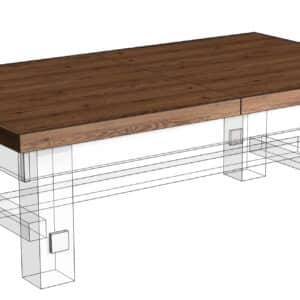 Billardtisch Abdeckplatte Madison 6 ft. Natur