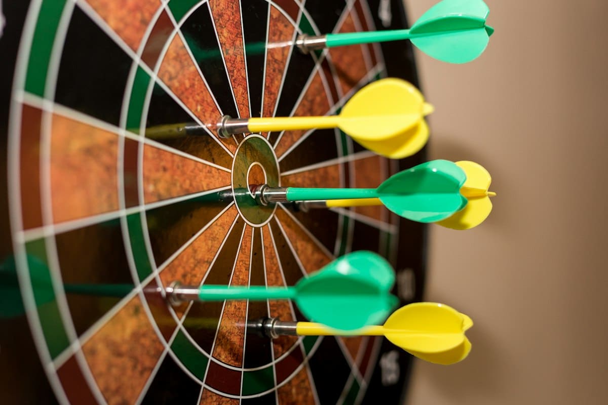 Dartscheibe als Symbolbild zum Spiel Martin Schindler gegen Damon Heta